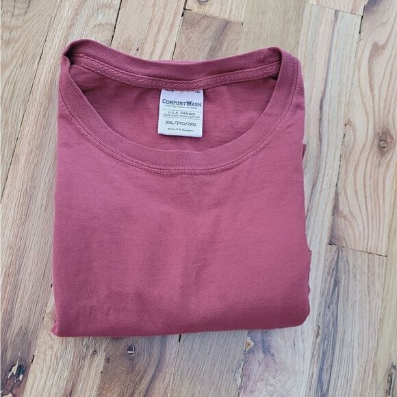 NWOT Men's Hanes® ComfortWash Garment-Dyed Tee 2XL - Picture 4 of 6